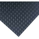 Insulated Diamond Plate 2 x 75' High Voltage Black SwitchBoard Matting up to 30,000 Dielectric Strength Volts, 1/4" Thick redirect to product page